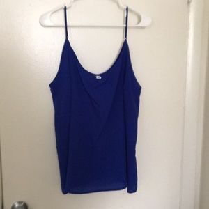 Royal blue tank top